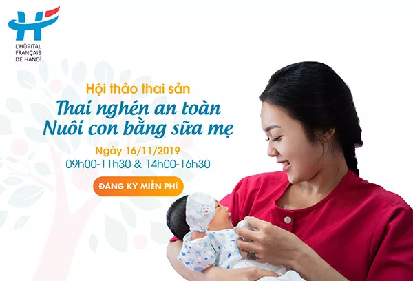 Hội thảo thai sản: Thai nghén an toàn - Nuôi con bằng sữa mẹ